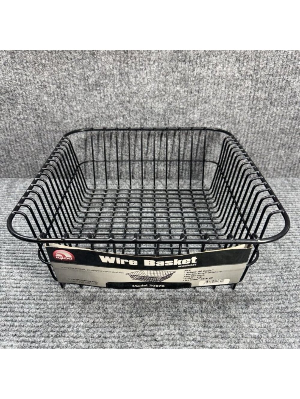 Igloo Cooler Wire Basket Black Model 20070 Fits Yukon 90 Glide Marine Elite New